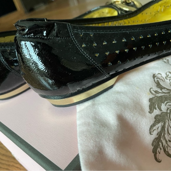 Juicy Couture classic black and gold flats - Picture 4 of 5